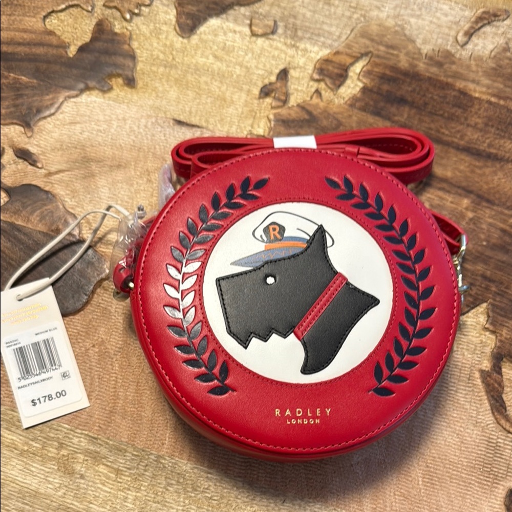 RADLEY LONDON Red Dog Motif Crossbody Bag